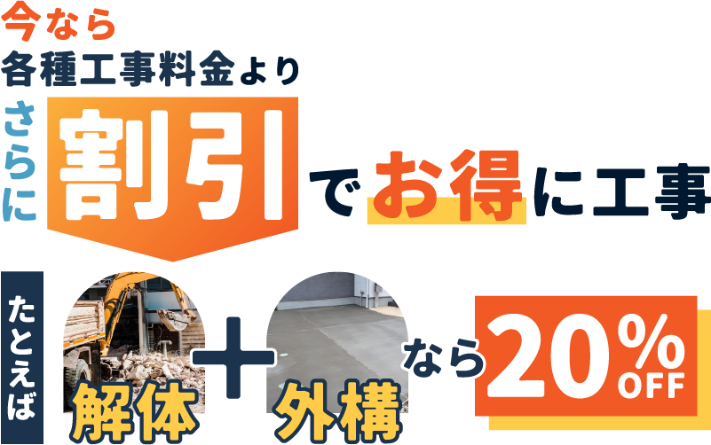 お得な割引情報