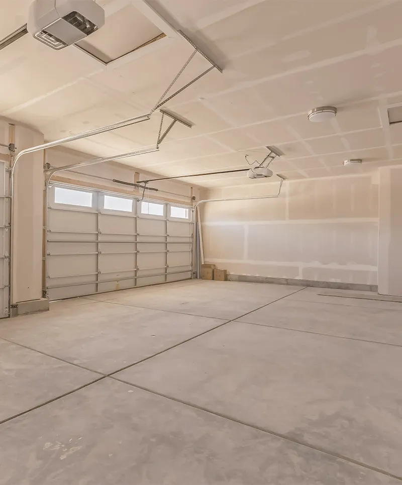 ガレージの工事