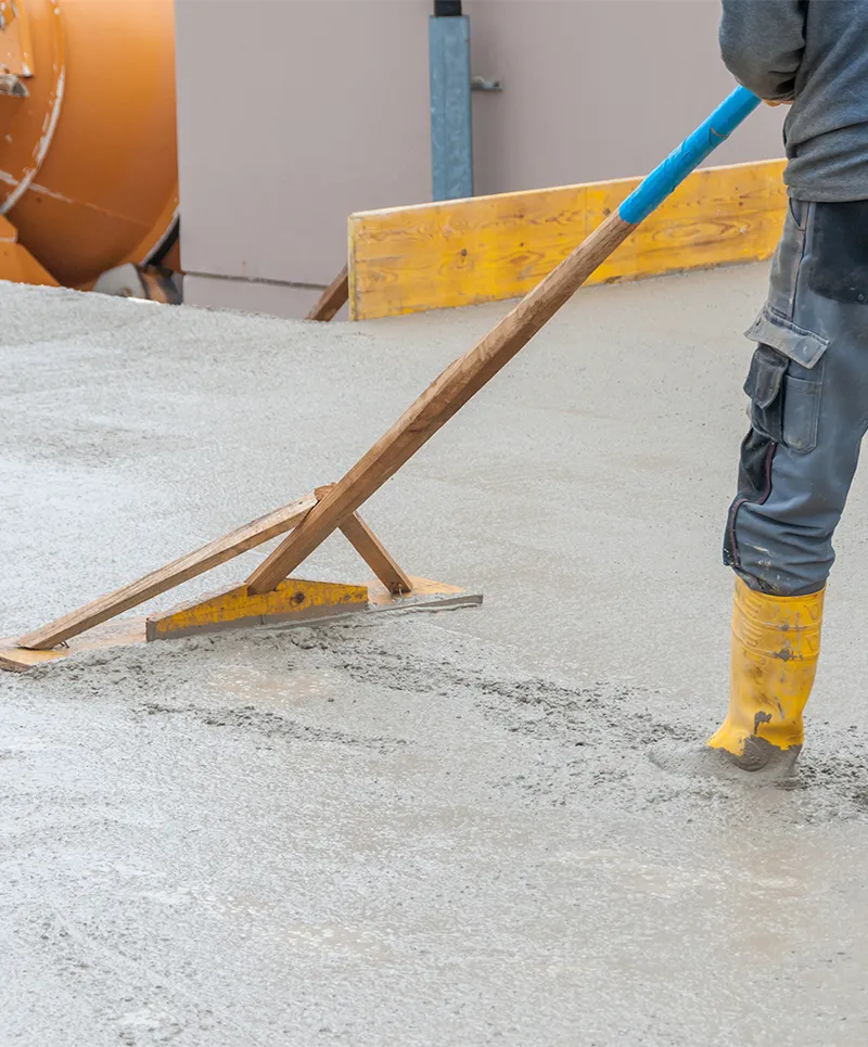 コンクリートの工事