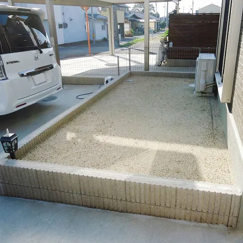 フェンス設置の施工前