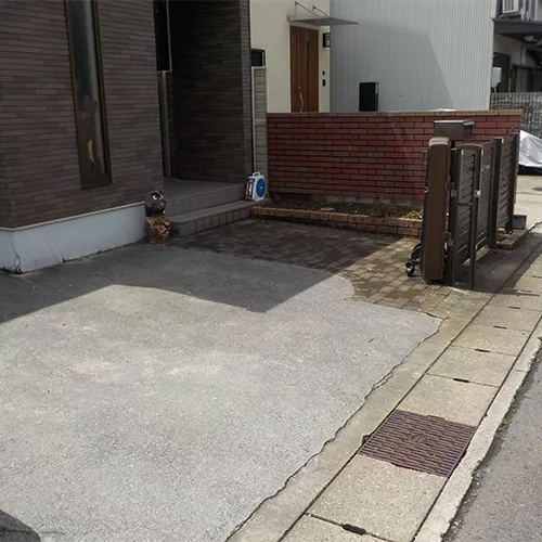 アプローチの施工前